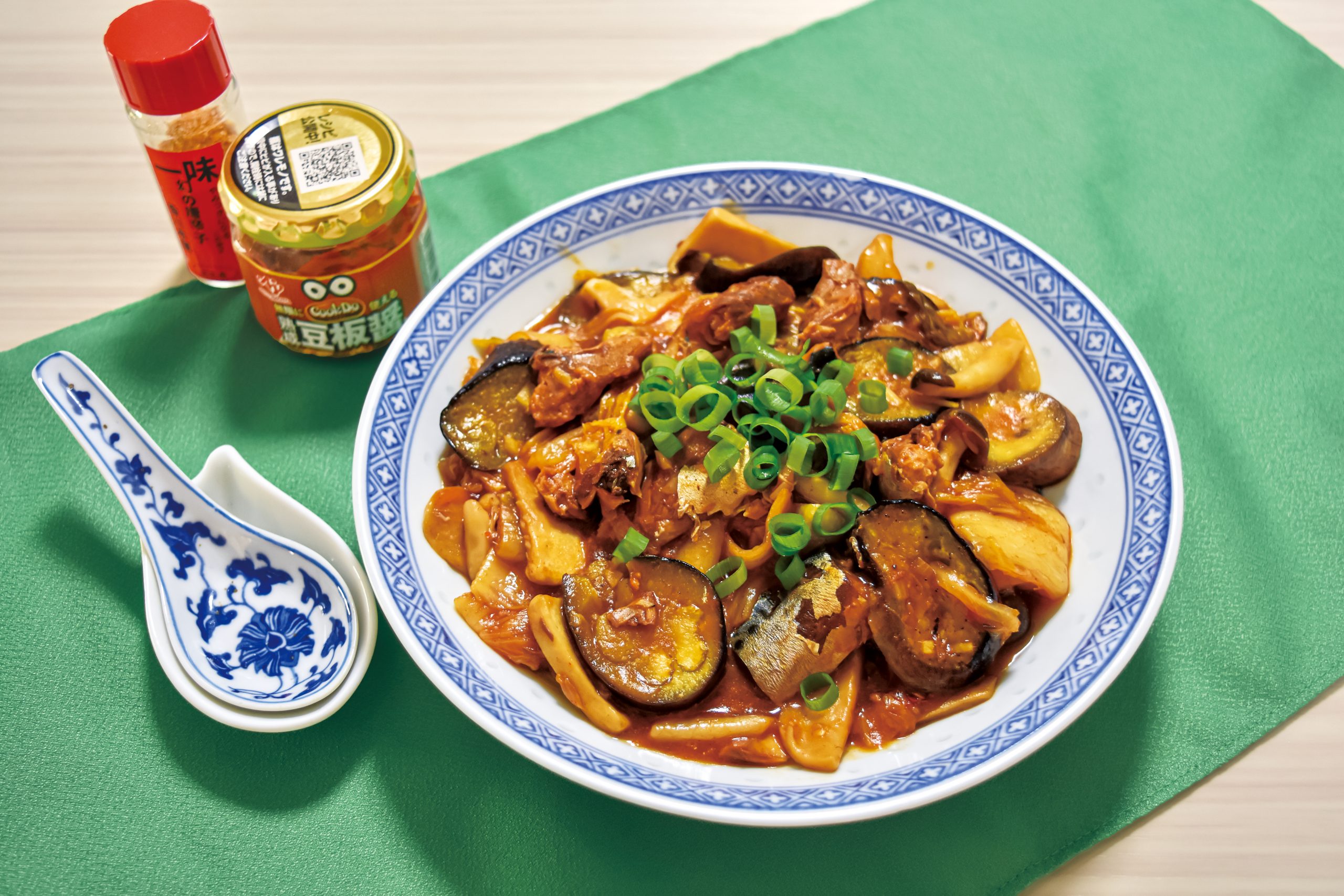 鯖缶マーボーなす